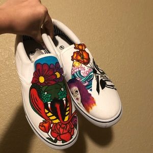 Hand painted shoes